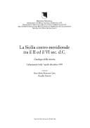 Tapa de La Sicilia centro-meridionale tra il II ed il VI sec. d.C.