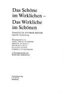 Tapa de Das Schöne im Wirklichen--das Wirklichen im Schönen