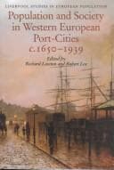 Tapa de Population and Society in Western European Port Cities, c. 1650-1939 (Liverpool Studies in European Population, 2)