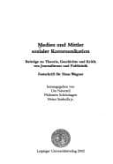 Tapa de Medien und Mittler sozialer Kommunikation