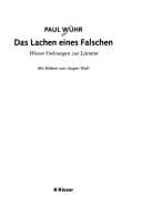 Tapa de Das Lachen eines Falschen
