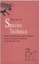 Tapa de Species technica