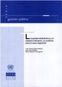 Tapa de La equidad distributiva y el sistema tributario