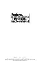 Tapa de Ruptures, segmentations et mutations du marché du travail