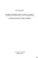 Tapa de Concatenatio Catulliana