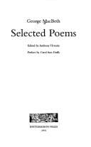 Tapa de Selected poems