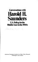 Tapa de Conversations with Harold H. Saunders