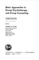 Tapa de Basic approaches to group psychotherapy and group counseling