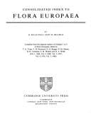 Tapa de Consolidated index to Flora Europaea