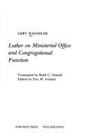 Tapa de Luther on ministerial office and congregational function