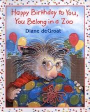 Tapa de Happy Birthday to you, you belong in a zoo