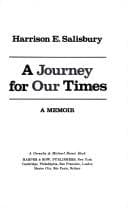 Tapa de A journey for our times