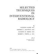 Tapa de Selected techniques in interventional radiology