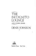 Tapa de The incognito lounge
