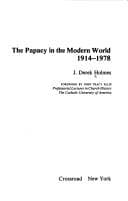Tapa de Papacy in the Modern World 1914 1978
