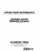 Tapa de Applied finite mathematics