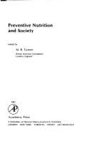 Tapa de Preventive nutrition and society