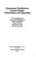 Tapa de Wastewater stabilization lagoon design, performance, and upgrading