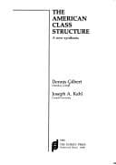 Tapa de The American class structure