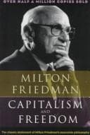 Tapa de Capitalism and freedom