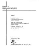 Tapa de Readings in organizations