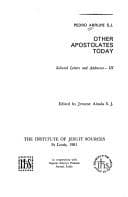Tapa de Other apostolates today