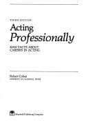 Tapa de Acting professionally