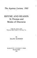 Tapa de Rhyme and reason