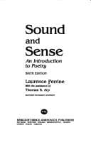 Tapa de Sound and sense