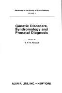 Tapa de Genetic disorders, syndromology, and prenatal diagnosis