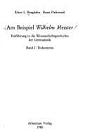Tapa de Am Beispiel Wilhelm Meister