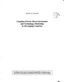 Tapa de Canadian private direct investment and technology marketing in developing countries