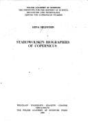 Tapa de Starowolski's biographies of Copernicus