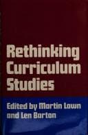 Tapa de Rethinking curriculum studies