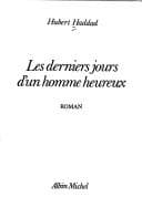 Tapa de Les derniers jours d'un homme heureux