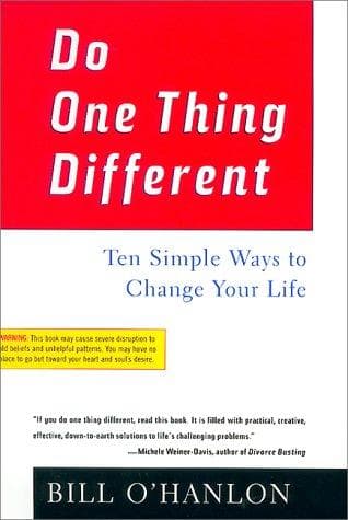 Tapa de Do One Thing Different