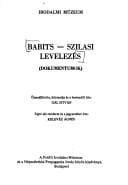 Tapa de Babits-Szilasi levelezés