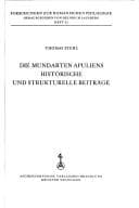 Tapa de Die Mundarten Apuliens