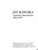 Tapa de On Kawara, continuity/discontinuity, 1963-1979