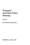 Tapa de Transport and public policy planning