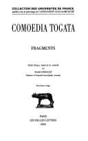 Tapa de Comoedia togata