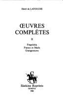 Tapa de Œuvres complètes