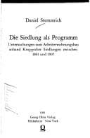 Tapa de Die Siedlung als Programm