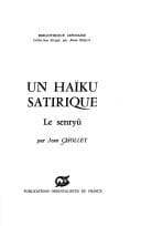Tapa de Un haïku satirique