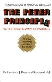 Tapa de The Peter principle