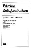 Tapa de Deutschland 1945-1963