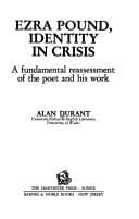 Tapa de Ezra Pound, identity in crisis