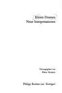 Tapa de Kleists Dramen