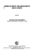 Tapa de Approaching disarmament education