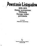 Tapa de Powstanie Listopadowe 1830-1831